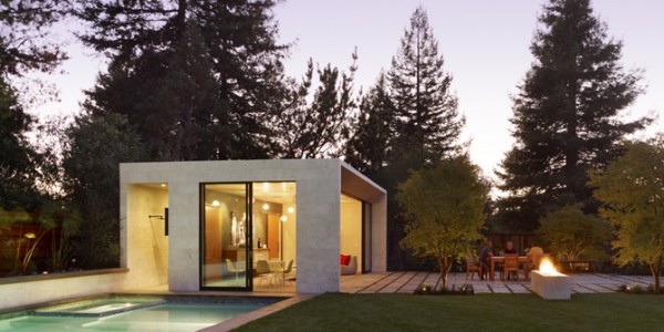 Modern Pool House In Sonoma