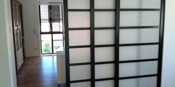Patio Screen Door Black Frame