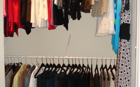 Retail Wardrobe With Pant Hangers
