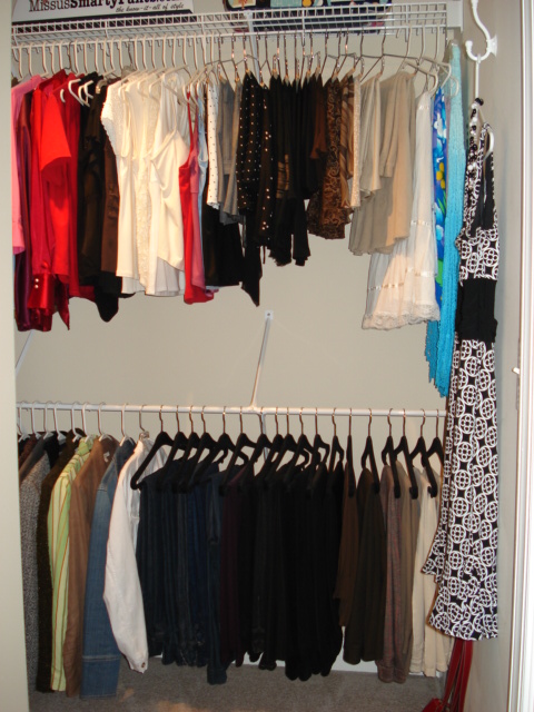 : Retail Wardrobe With Pant Hangers
