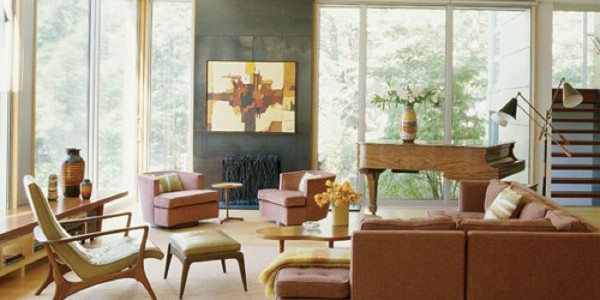 Retro Living Room Furniture Minimalist