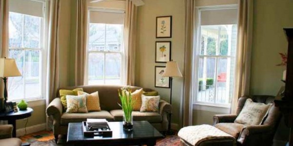 Simple Ideas For Bay Window Treatments