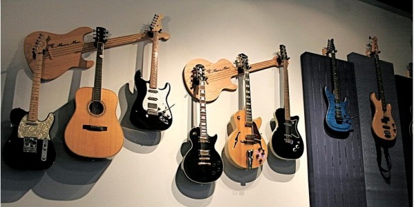 Guitar Hangers Wall Design