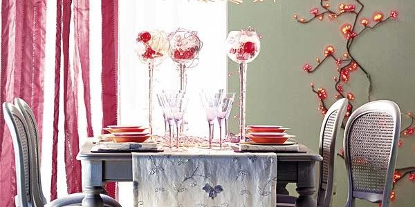 Beautiful Table Decorations Ideas Red