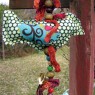 Bird nest in door hanger
