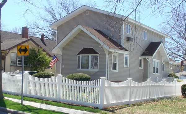: Contemporary Picket Fence Is A Fence