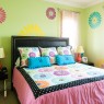 Lime green bedroom wallpaper
