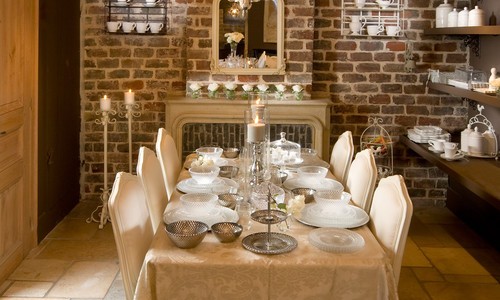 Nice Rustic Furniture In Small French Dining Room Style Ideas