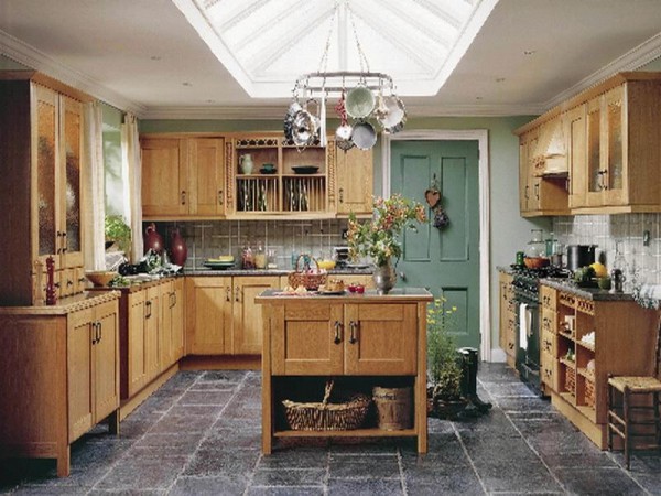 : Old Country Small Kitchen Island Design Ideas