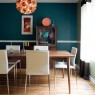 Small-Dining-Room-with-Wood-Table-and-White-Chairs-decor