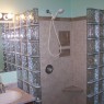 Check Masonry glass block shower