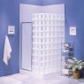 Glass block shower perfection