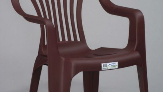 Stackable Plastic Chairs Brown