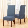 dining-room-chair-slipcovers grey color