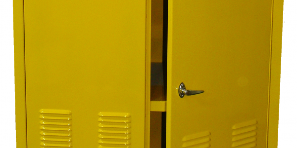 Metal Storage Cabinets Yellow