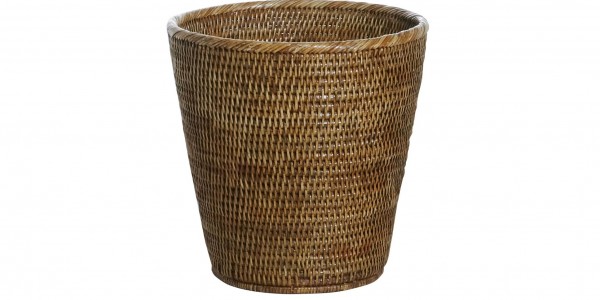 Rattan Paper Waste Basket