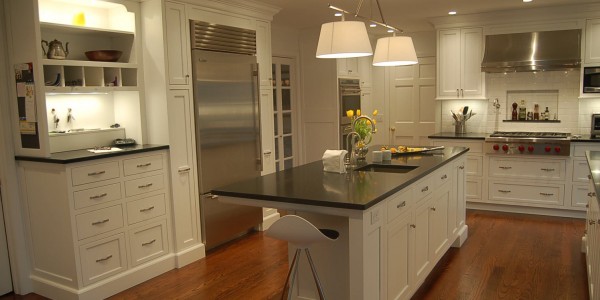 White Color Shaker Style Kitchen Cabinets